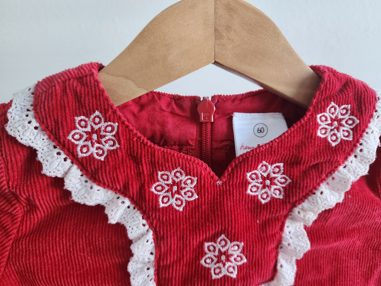 Hanna Andersson Corduroy Dress, size 60 (baby)
