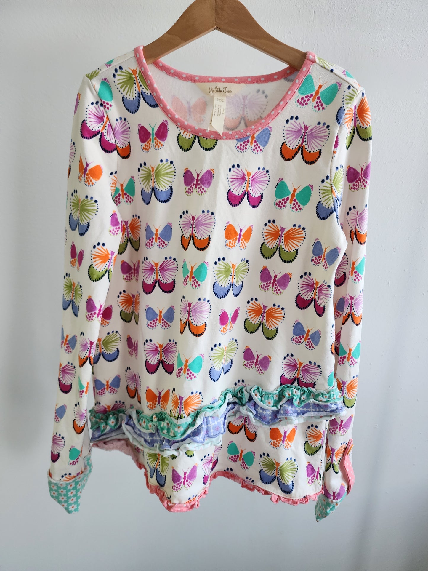 Matilda Jane Butterfly Top, size 10 (kids)