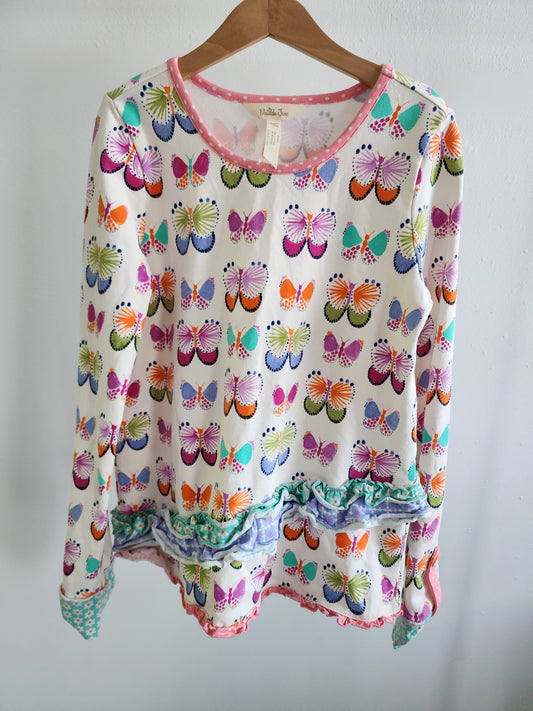 Matilda Jane Butterfly Top, size 10 (kids)
