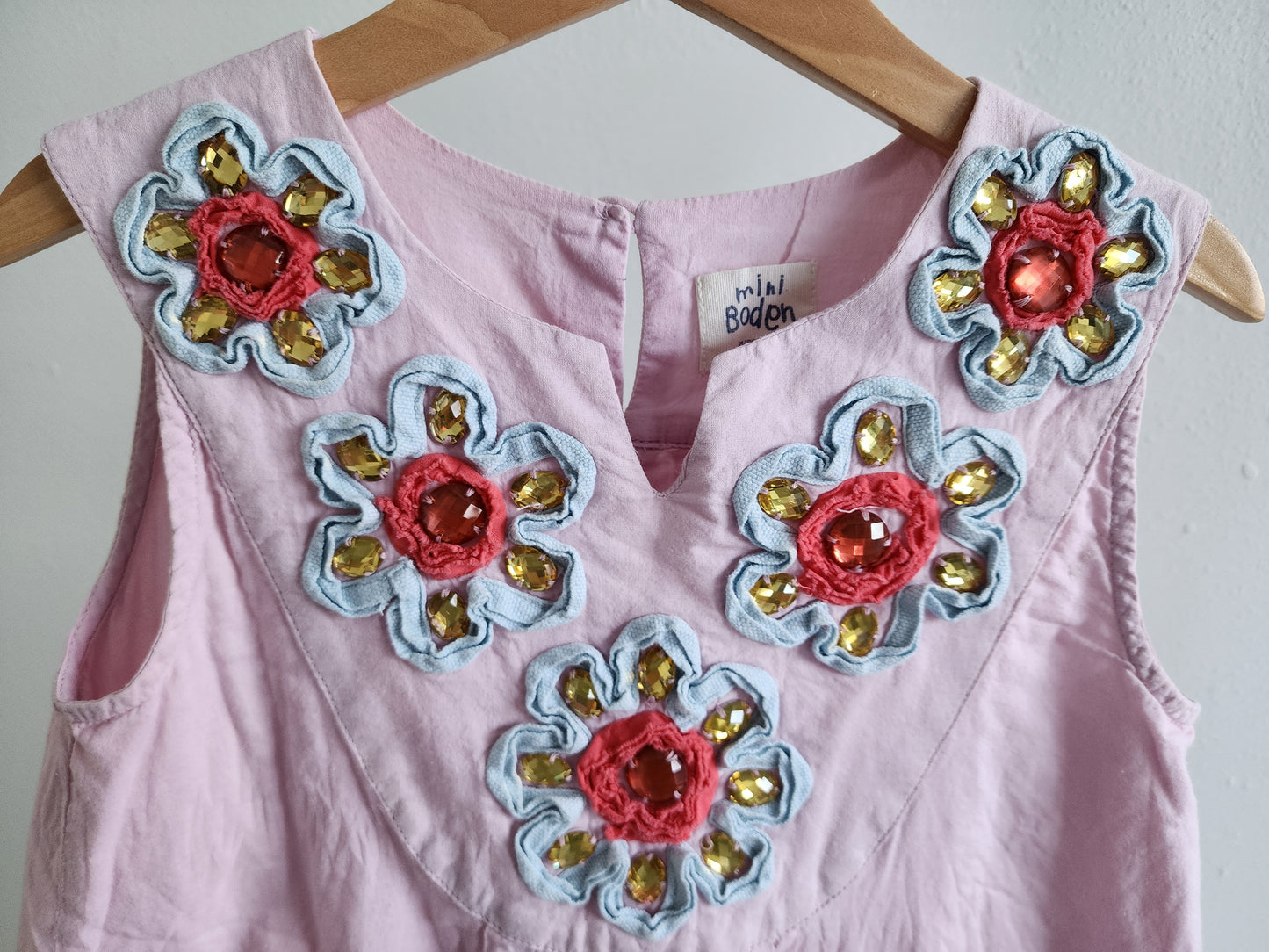 Mini Boden Embellished Dress, size 4-5 yrs