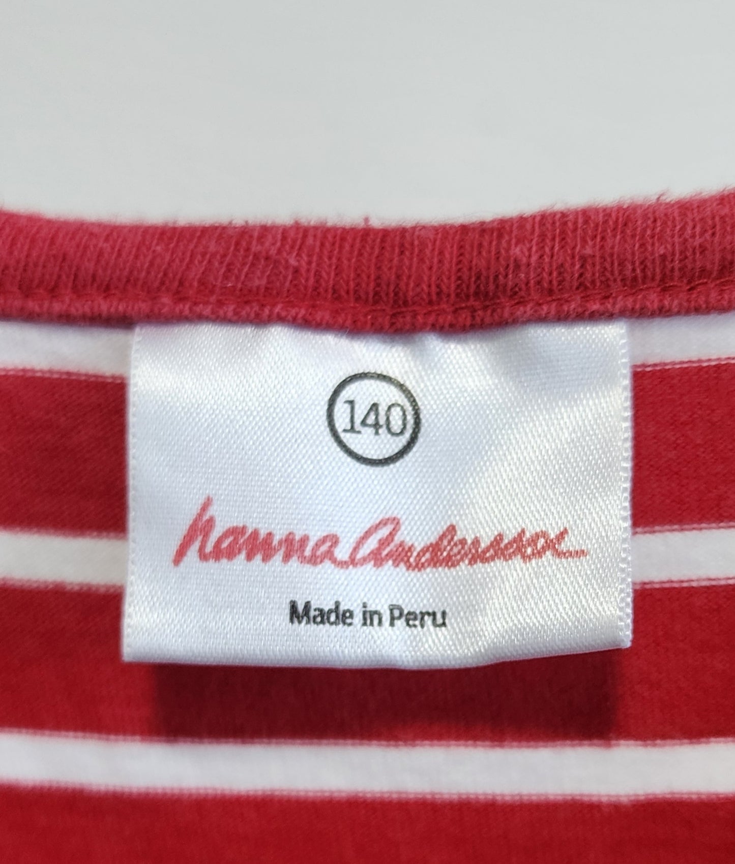 Hanna Andersson Striped Sleeveless Pocket Dress, Size 140