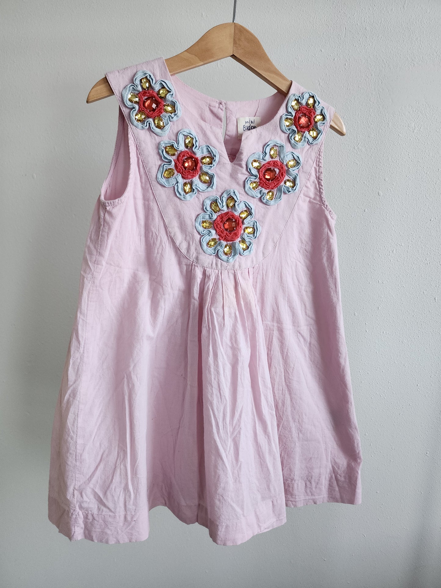 Mini Boden Embellished Dress, size 4-5 yrs
