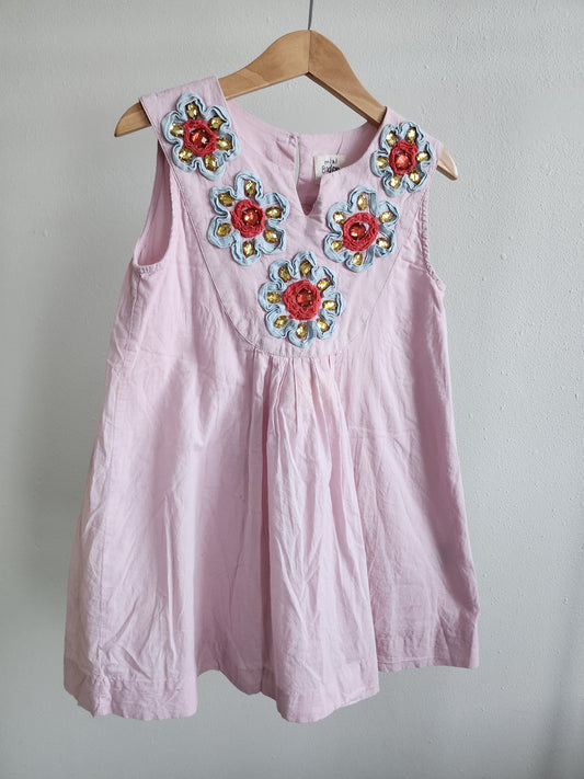 Mini Boden Embellished Dress, size 4-5 yrs