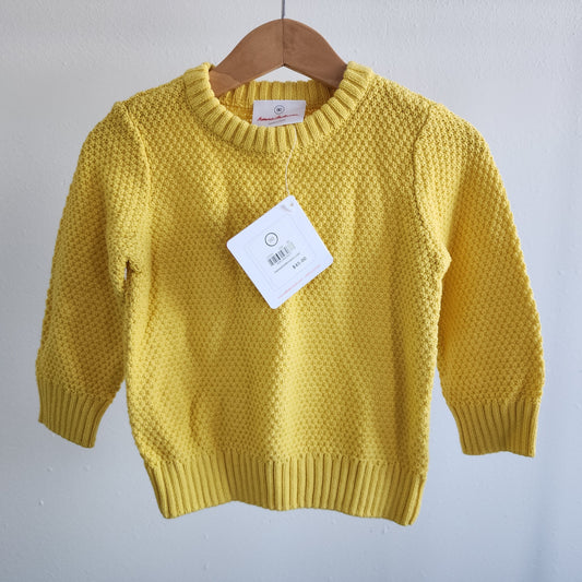 Hanna Andersson cotton sweater, NWT, size 80 (baby)