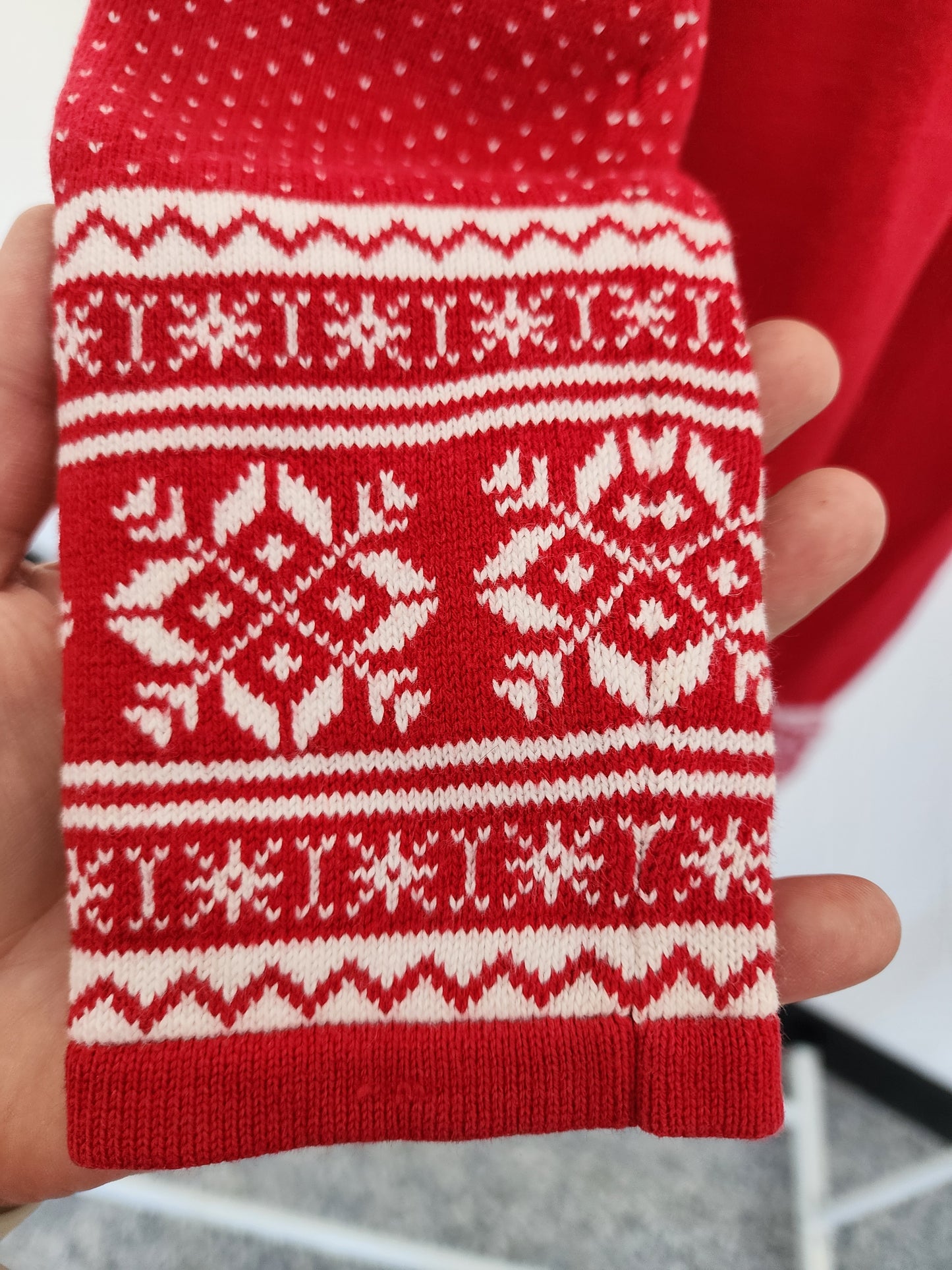 Hanna Andersson Red Sweater Dress, Size 120 (Kids)