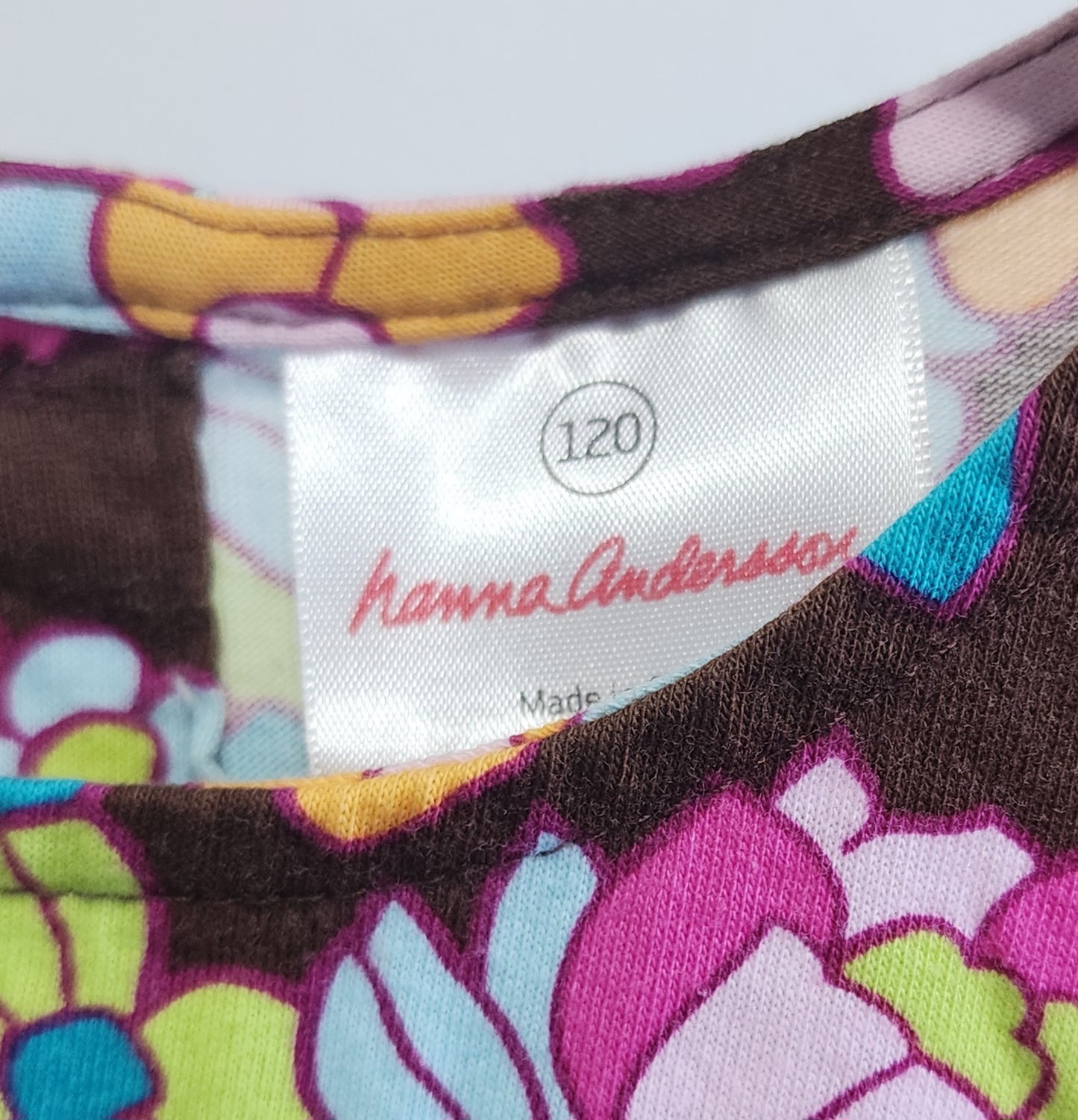 Hanna Andersson Floral Dress, size 120 (kids)