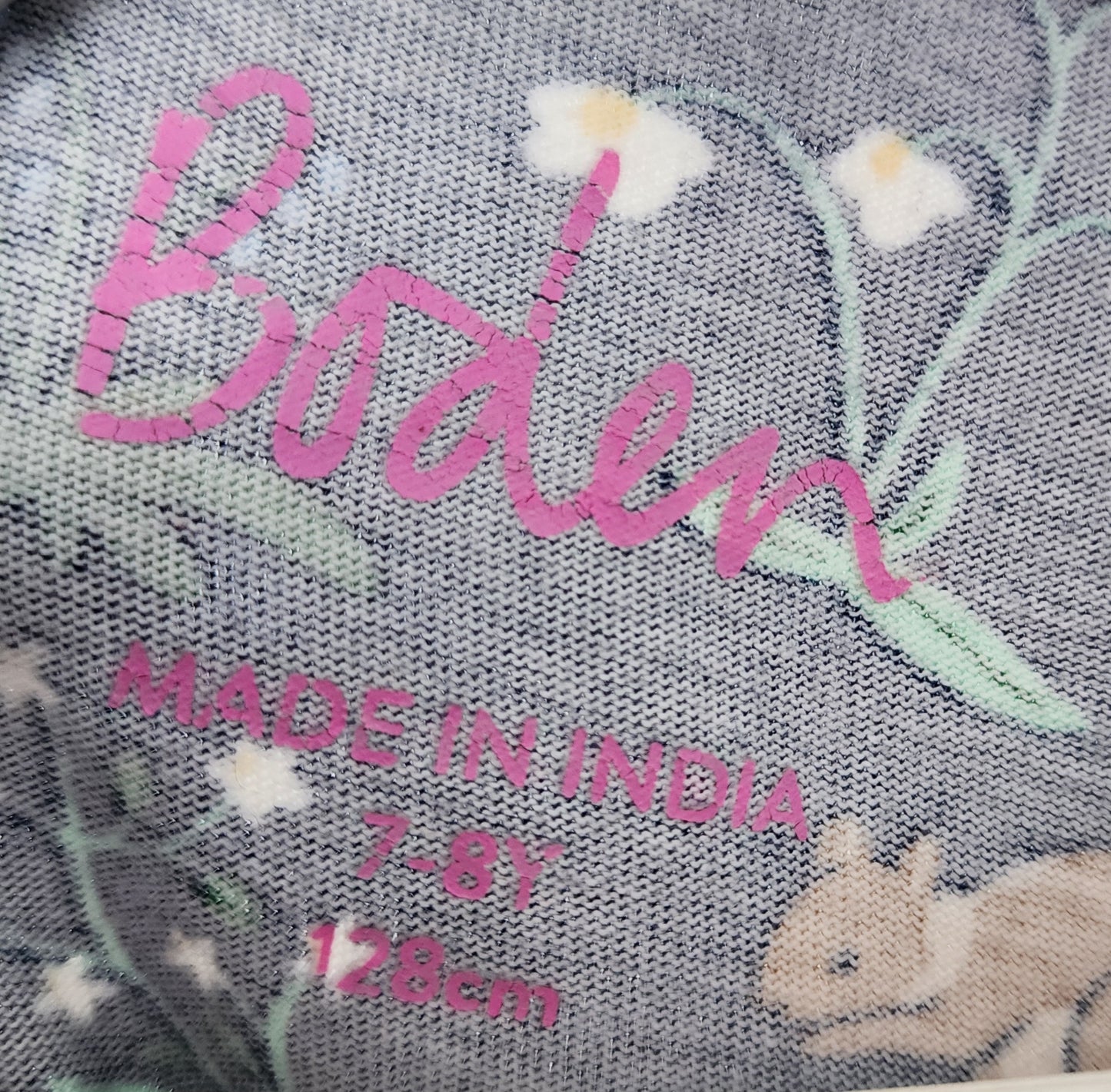 Mini Boden Woodland Dress, Size 7/8 (Kids)