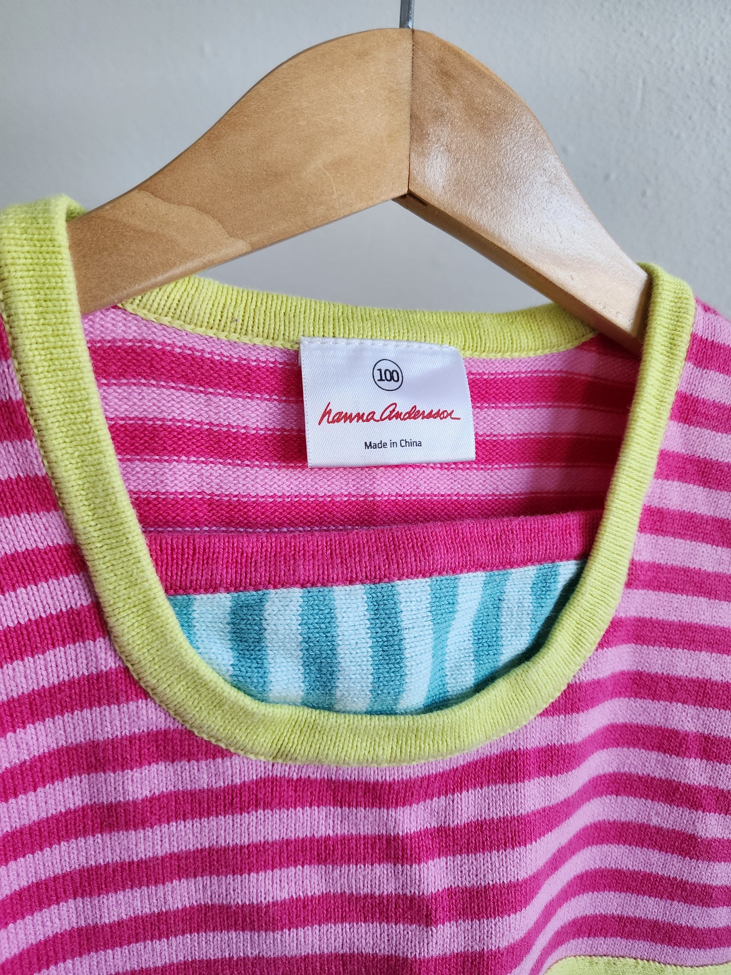 Hanna Andersson sweater dress, size 100 (kids)