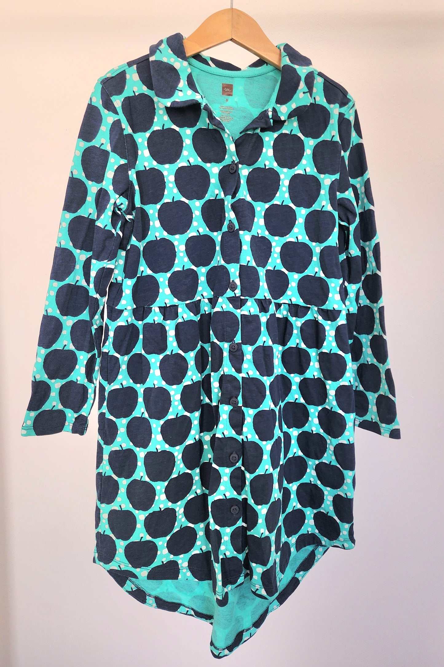 Tea Collection Apple Dress, size 8 (kids)