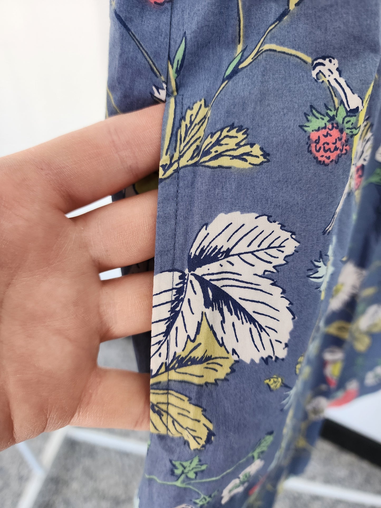 Mini Boden Floral and Birds Dress, size 7/8 (kids)