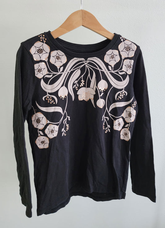 Tea Collection long sleeve shirt, size 7 (kids)