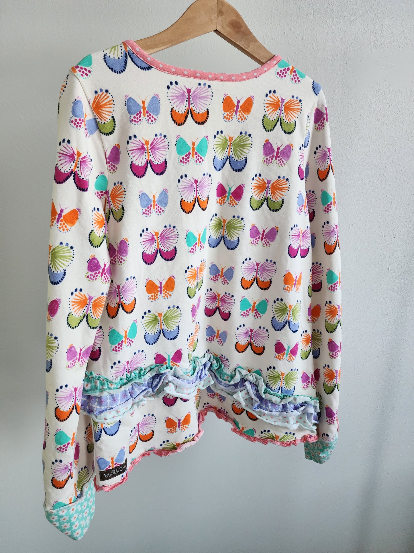 Matilda Jane Butterfly Top, size 10 (kids)