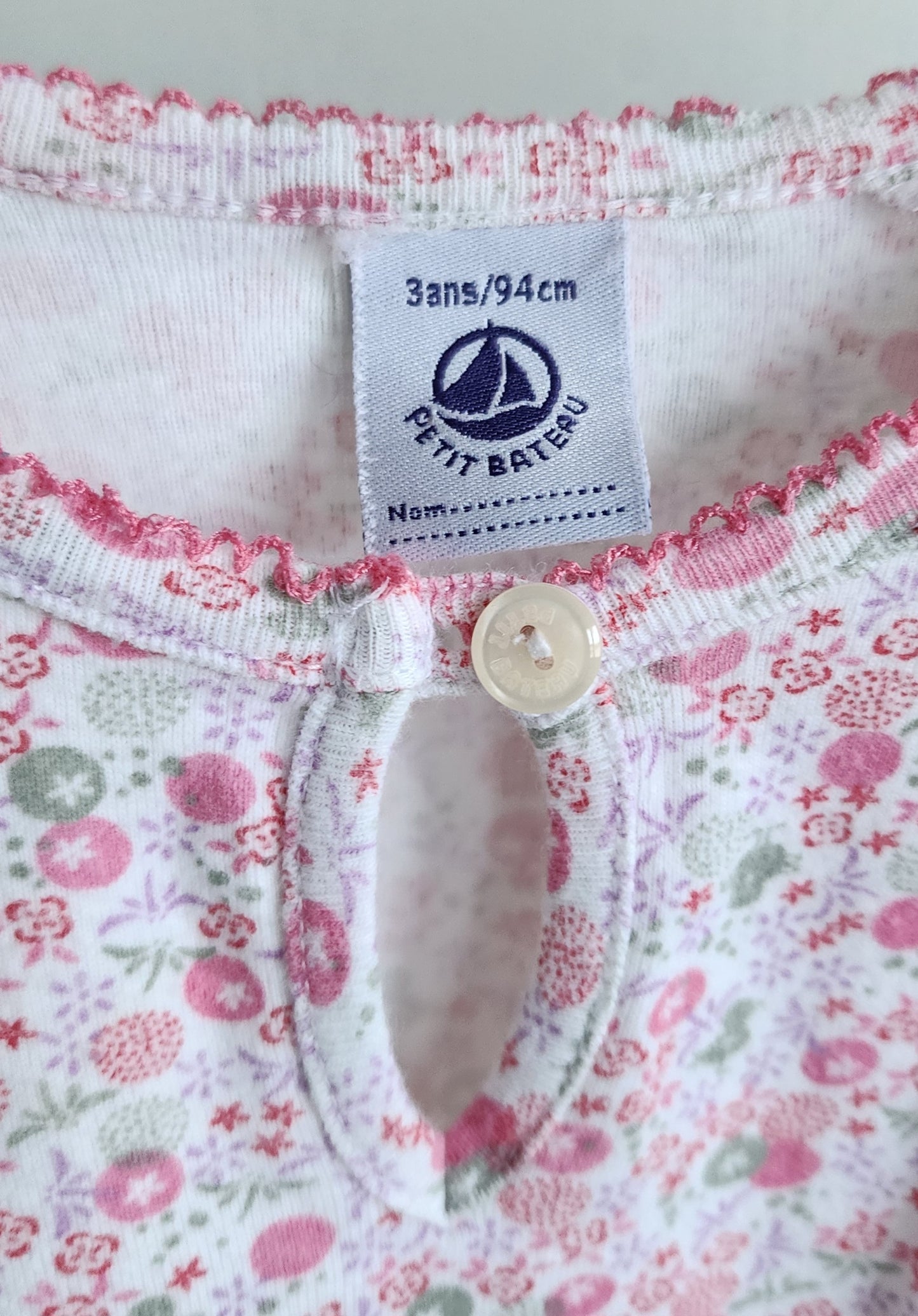 Petit Bateau shirt, size 3 (kids)