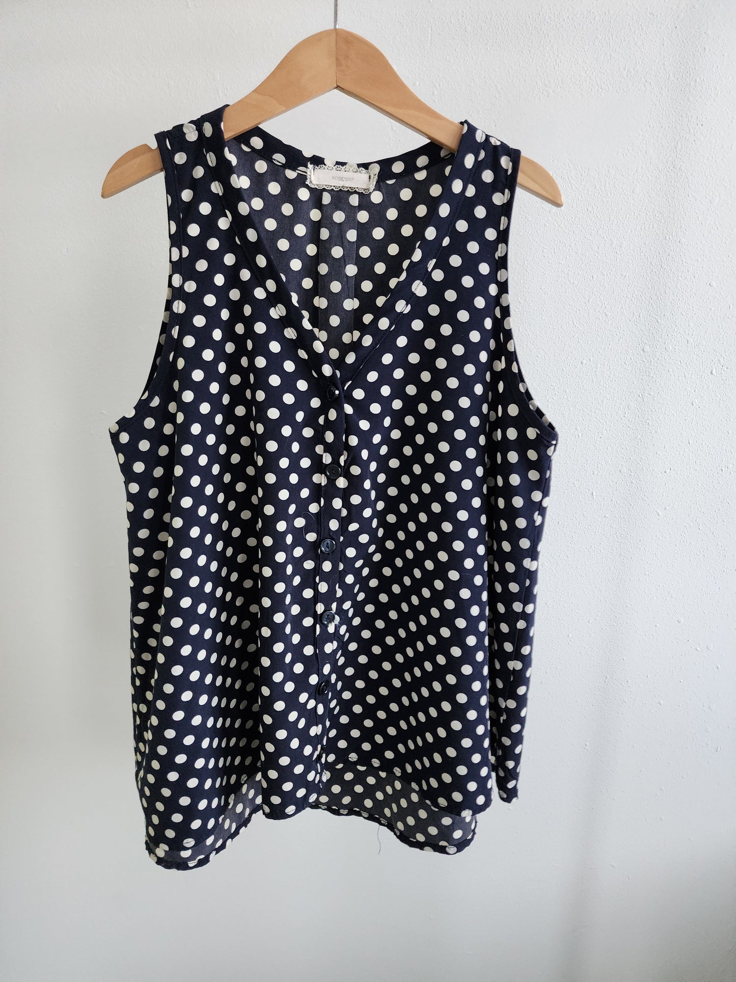 Soprano Polka Dot tank, size M/L (kids)