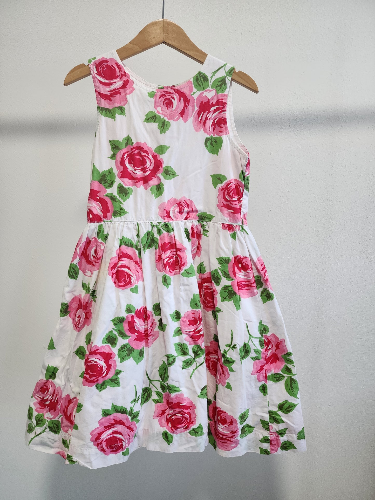 Mini Boden Rose Dress, Size 5/6 (kids)