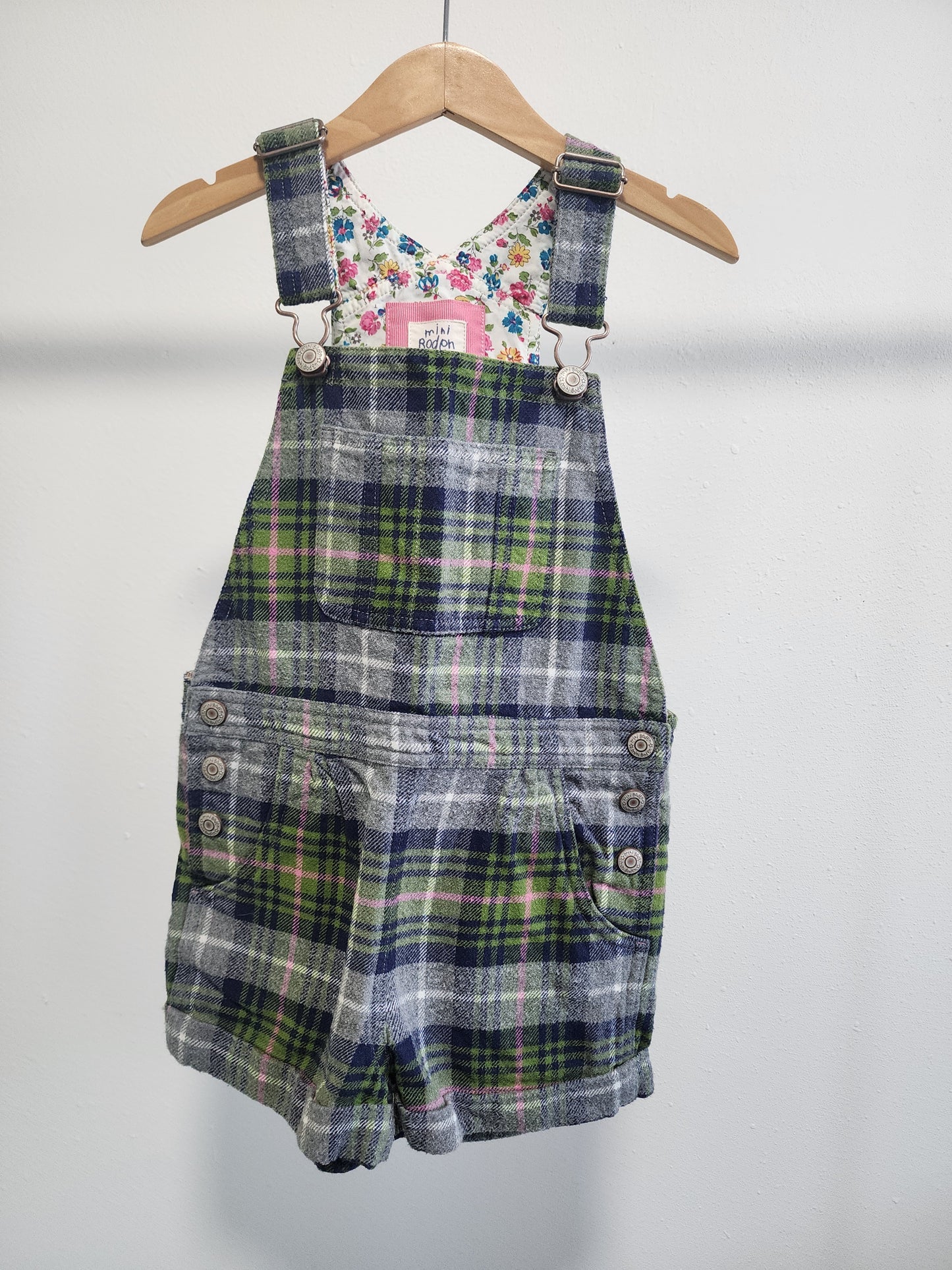 Mini Boden flannel overalls, Size 5/6 (kids)