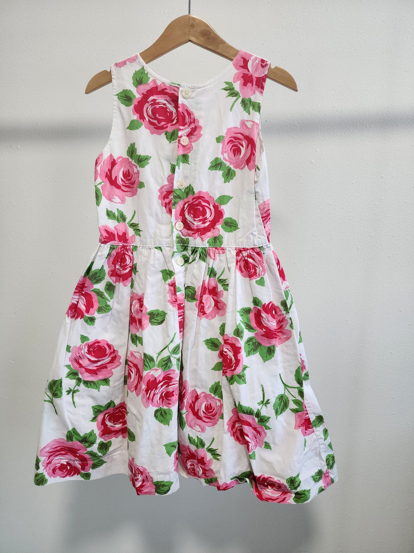 Mini Boden Rose Dress, Size 5/6 (kids)