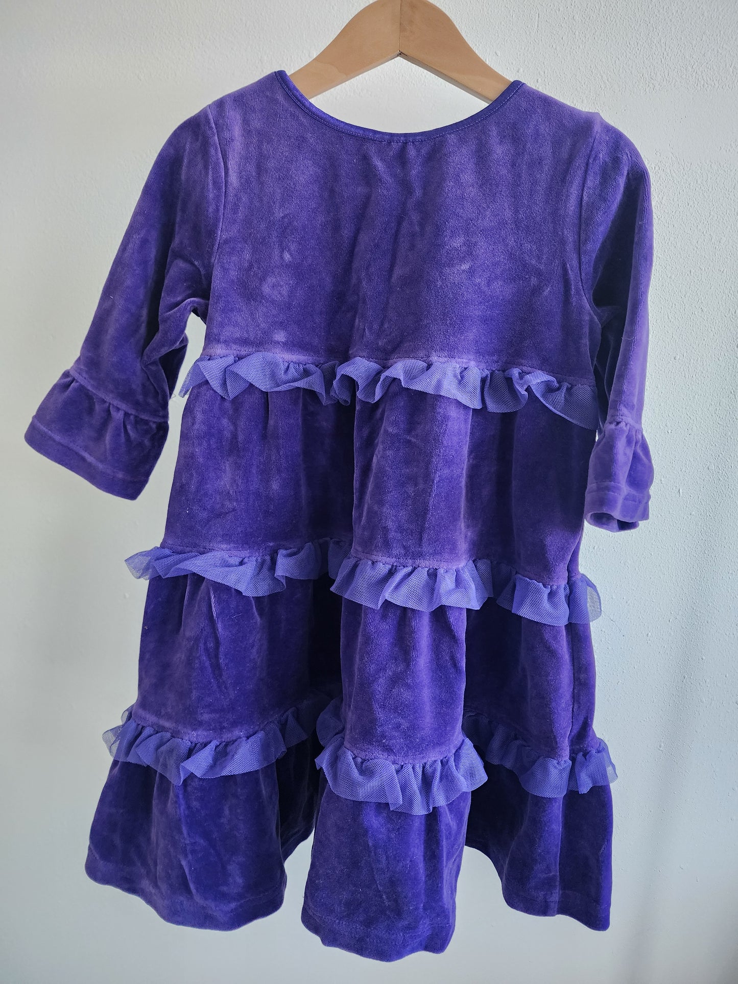 Hanna Andersson velvet dress, size 100 (kids)