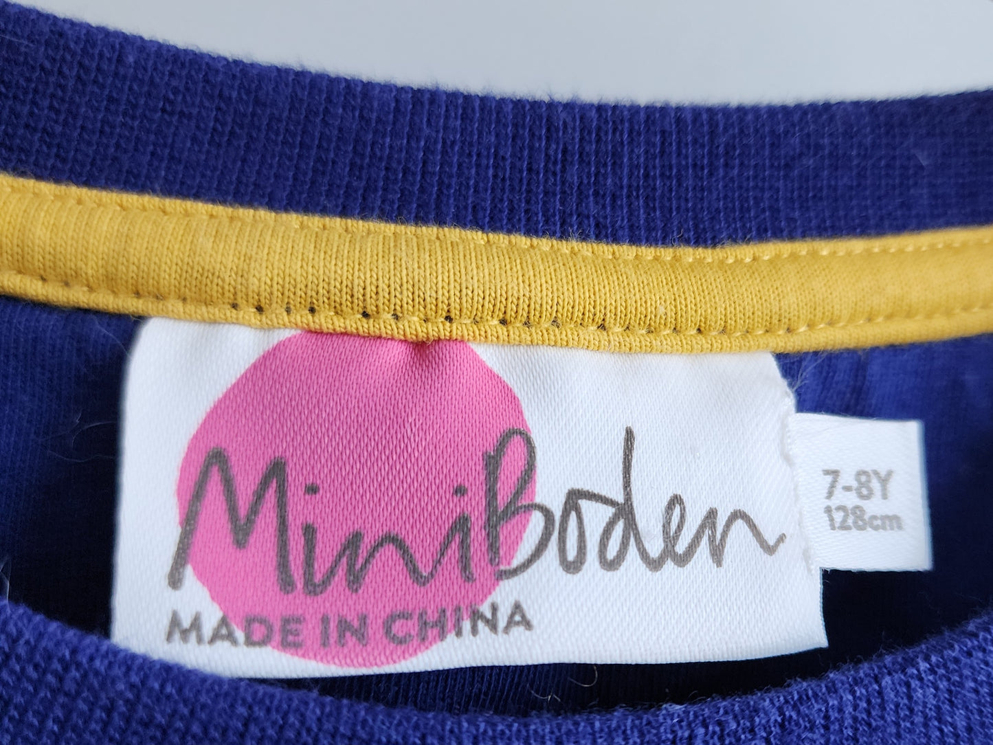 Mini Boden butterfly sweatshirt, size 7/8 (kids)