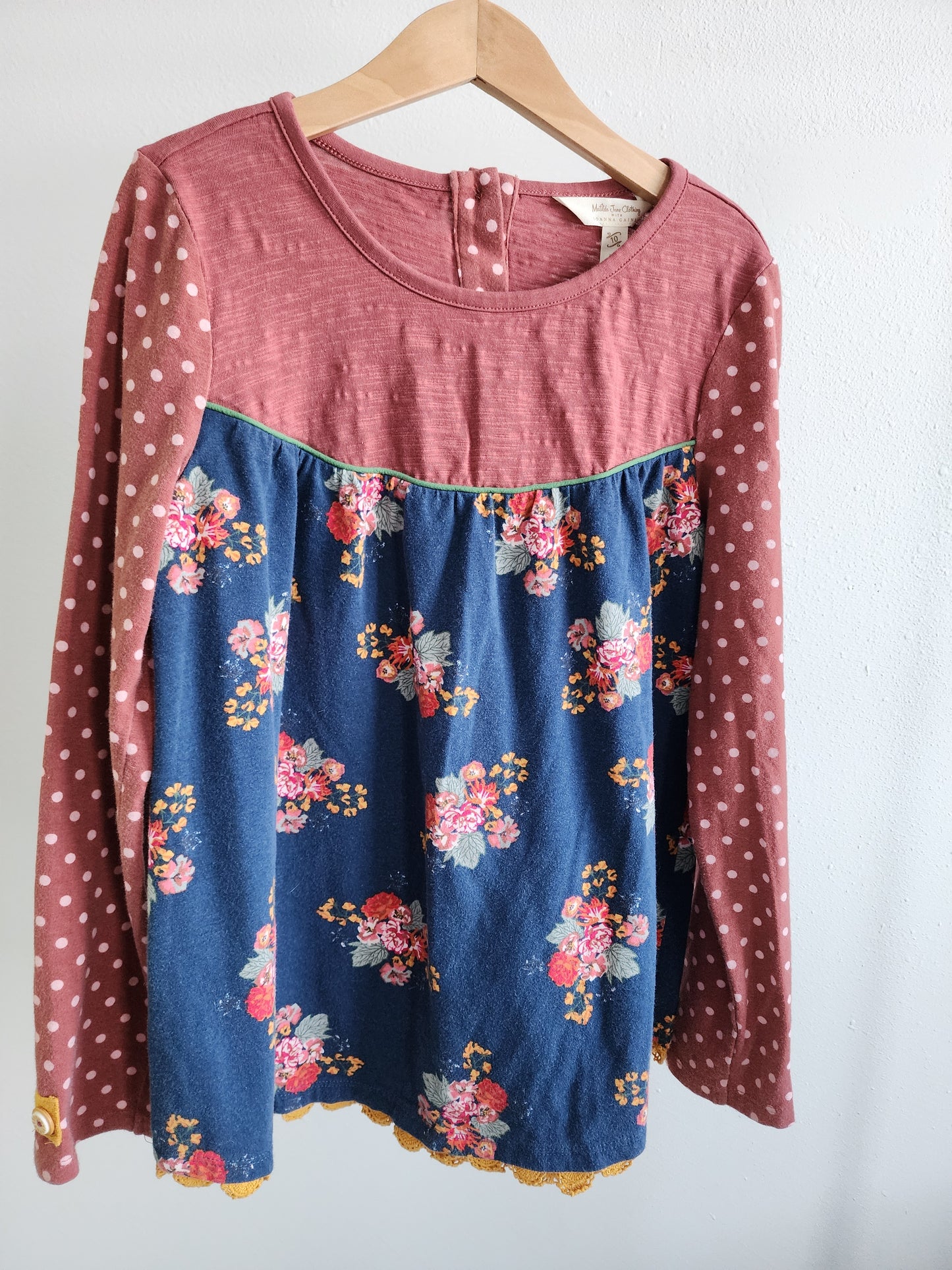 Matilda Jane shirt, size 10 (kids)