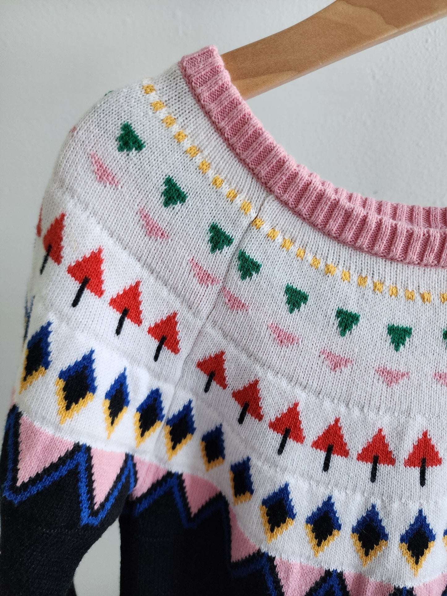 Hanna Andersson Fair Isle Sweater Dress, size 120 (kids)