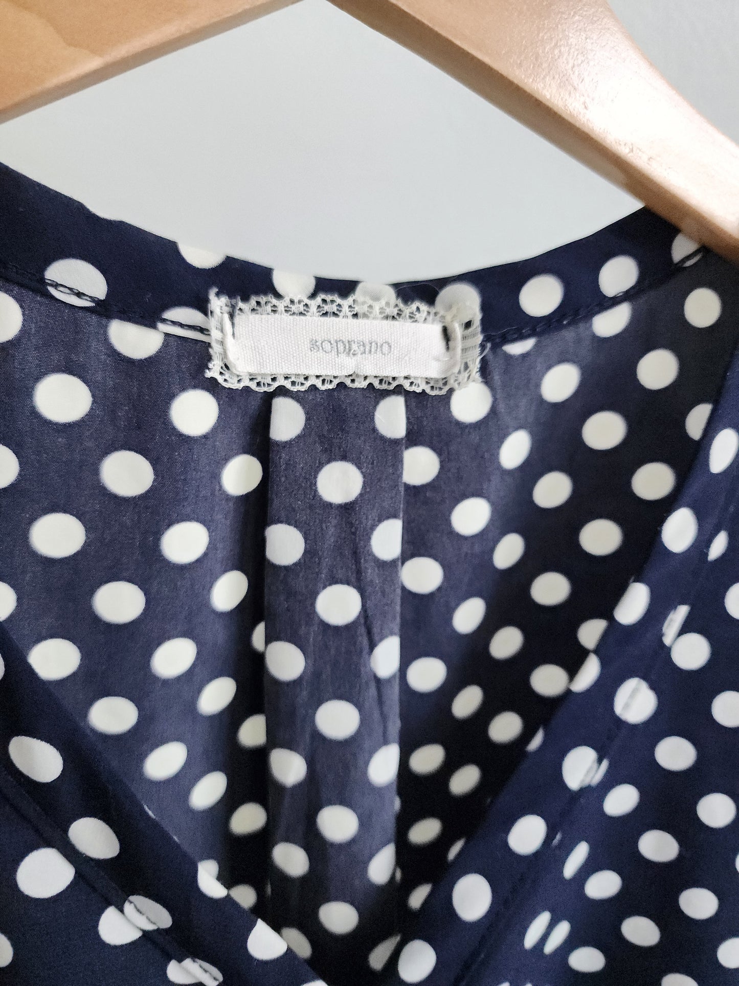 Soprano Polka Dot tank, size M/L (kids)