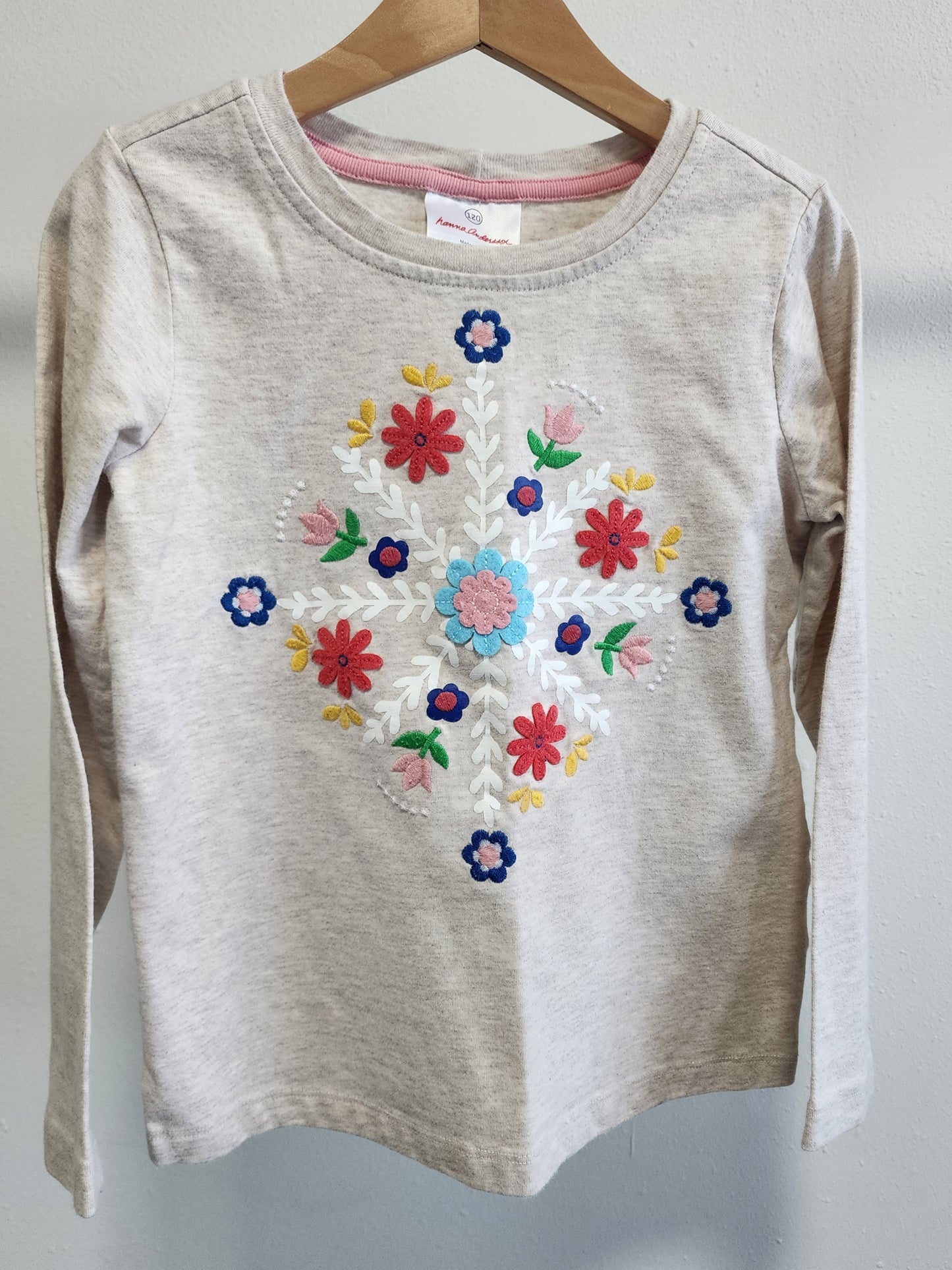 Hanna Andersson Appliqué Shirt, Size 120