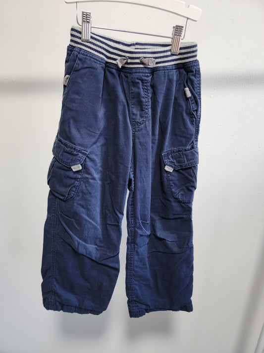 Hanna Andersson blue lined cargo pants, size 120 (kids)