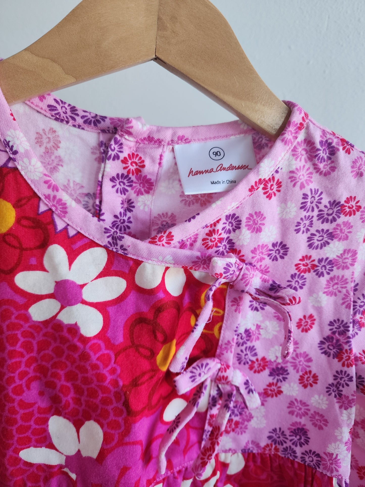 Hanna Andersson wrap-style dress, size 90 (kids)