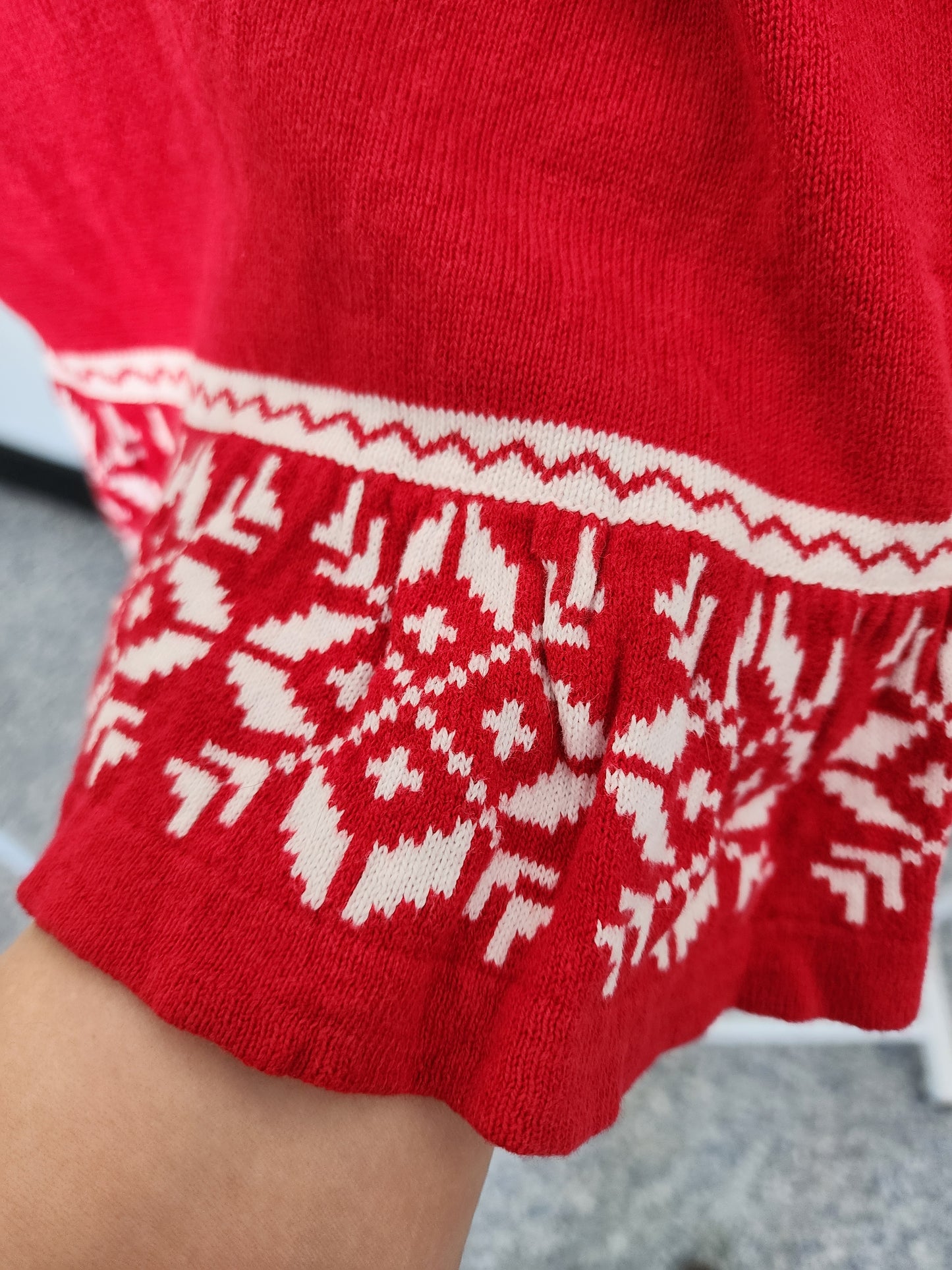 Hanna Andersson Red Sweater Dress, Size 120 (Kids)