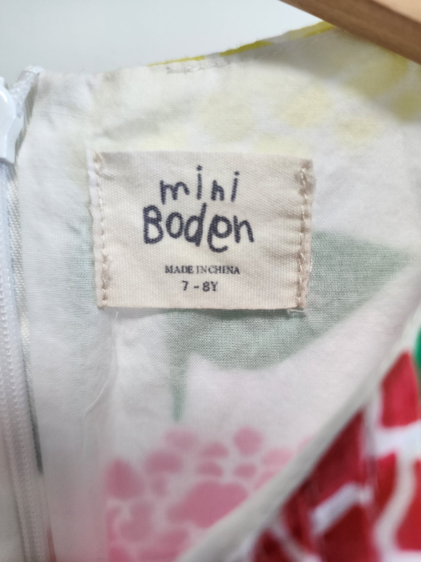Mini Boden Flower Dress, Size 7/8 (kids)