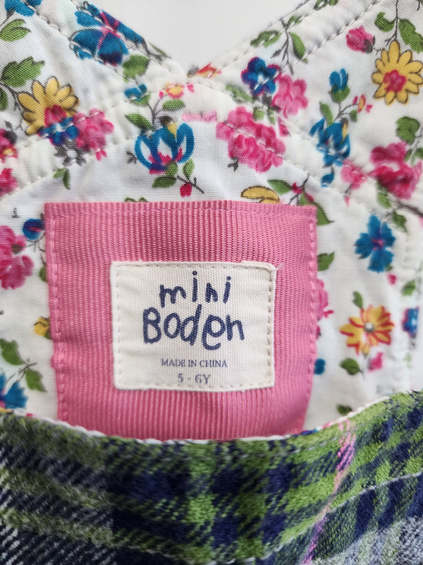 Mini Boden flannel overalls, Size 5/6 (kids)