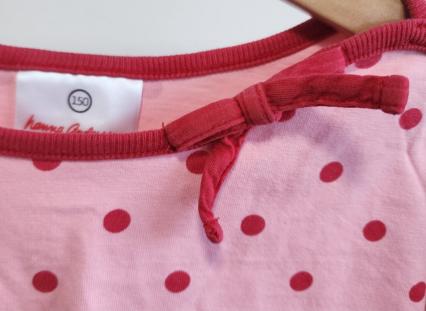 Hanna Andersson Polka Dot Shirt, Size 150